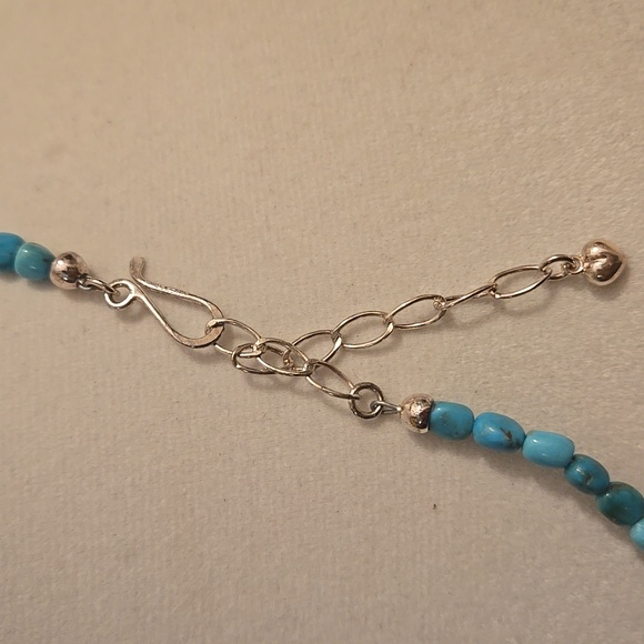 Jay King Sterling Silver New Red Skin Turquoise Bead Necklace - Picture 2 of 10